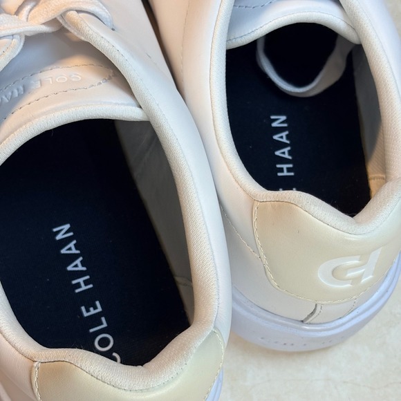 Cole Haan Grand 360 White Leather Sneakers‎ Men Size 12M Casual Comfort Shoes - Picture 5 of 12